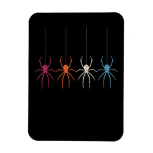 Spider Gift Halloween 2020 Vintage Spider Web Magnet
