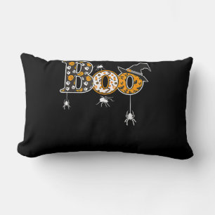 Spider Gift Halloween Boo Spider Lumbar Cushion