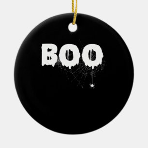Spider Gift Halloween Funny Scary Little Spider Ceramic Tree Decoration