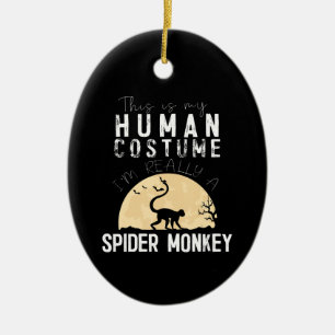 Spider Gift Halloween Human Costume Spider Ceramic Tree Decoration