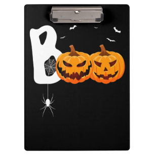 Spider Gift Halloween Pumpkins Spider Clipboard