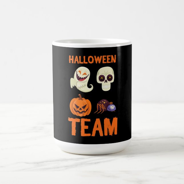 Spider Gift | Halloween Team Pumpkin Ghost Spider Coffee Mug (Center)