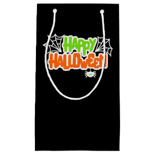 Spider Gift Happy Halloween Colourful Cute Spide Small Gift Bag
