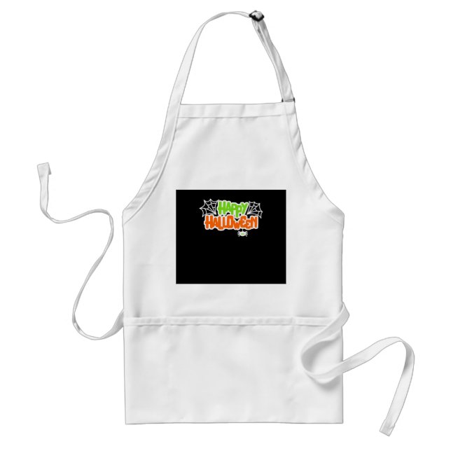 Spider Gift | Happy Halloween Colourful Cute Spide Standard Apron (Front)