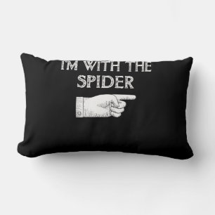 Spider Gift   I'm With The Spider Costume Matching Lumbar Cushion