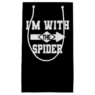 Spider Gift   I'm With The Spider Costume Matching Small Gift Bag