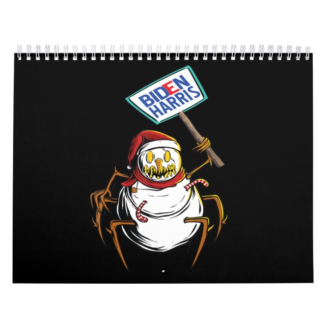 Spider Gift | Scary Snowman Spider Monsters Voting Calendar (Cover)
