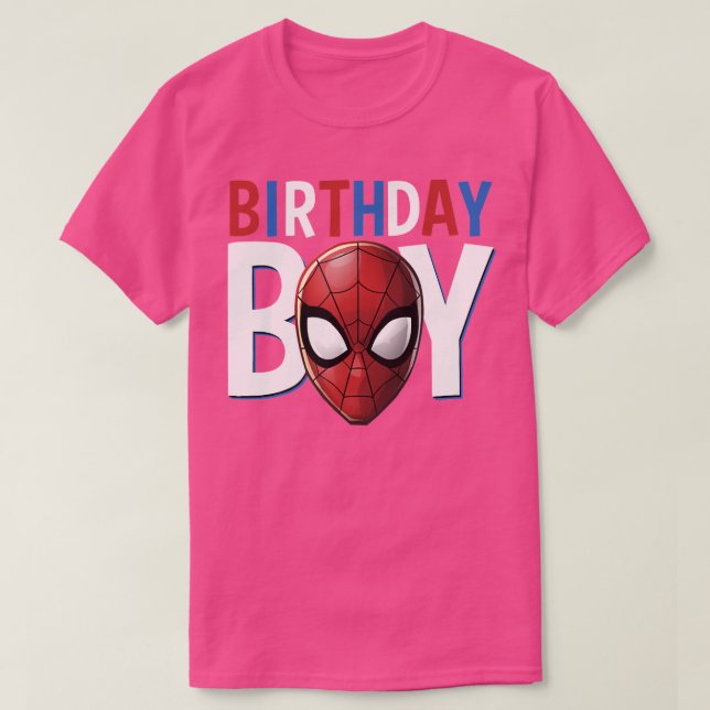 Spider Guys Birthday Boy T-Shirt (Design Front)