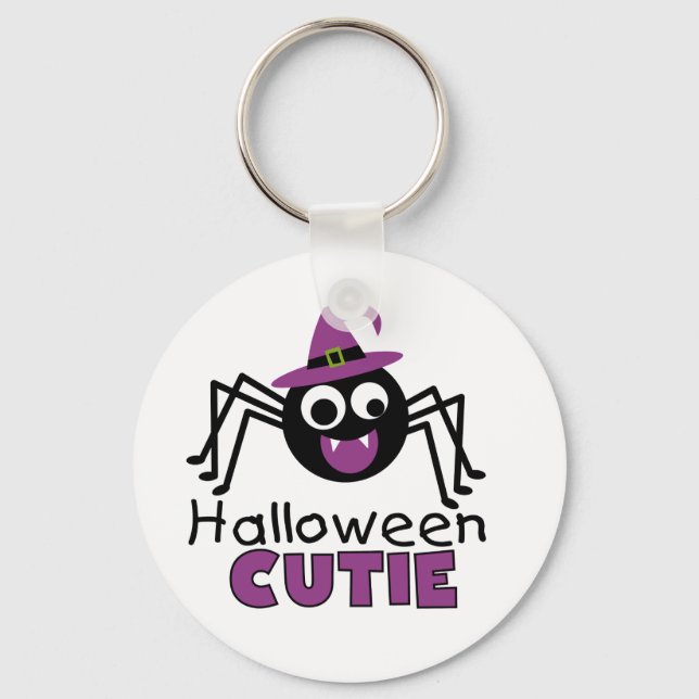 Spider Halloween Cutie Key Ring (Front)