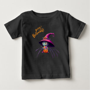 Spider/Halloween/fall/pumpkin Baby T-Shirt