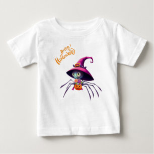 Spider/Halloween/fall/pumpkin Baby T-Shirt