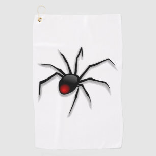 spider halloween golf towel