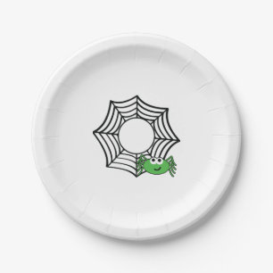 Spider halloween t shirts halloween paper plate