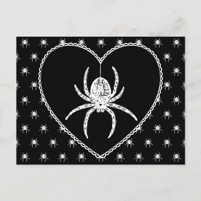 Spider Heart Postcard (Front)