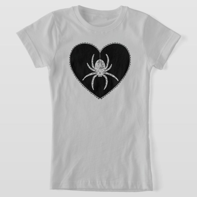 Spider Heart T-Shirt (Laydown)