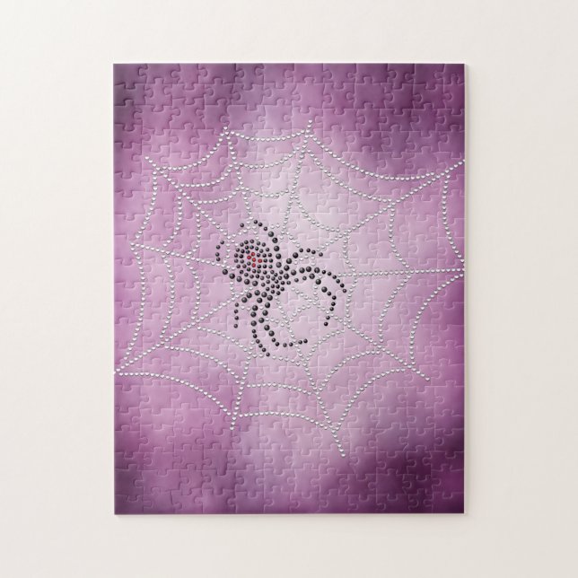 Spider in Web Jigsaw Puzzle (Vertical)