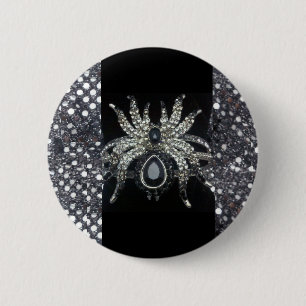 Spider Jewellery Print Button