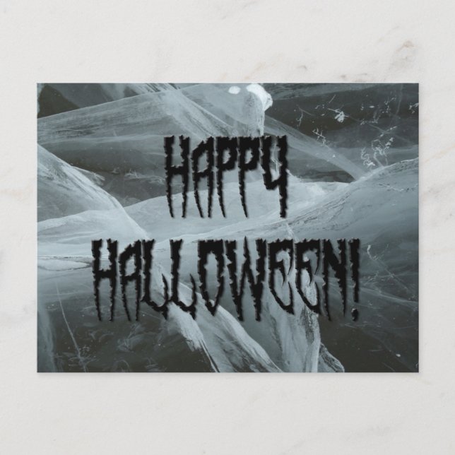 Spider Leg Halloween and Eerie Background Postcard (Front)