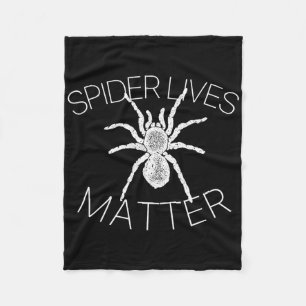 Spider Lives Problem Funny Insect Meme T Shirt  Fleece Blanket