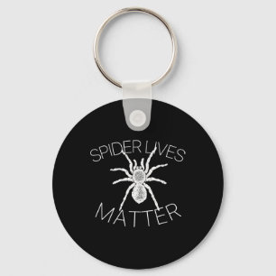 Spider Lives Problem Funny Insect Meme T Shirt  Key Ring