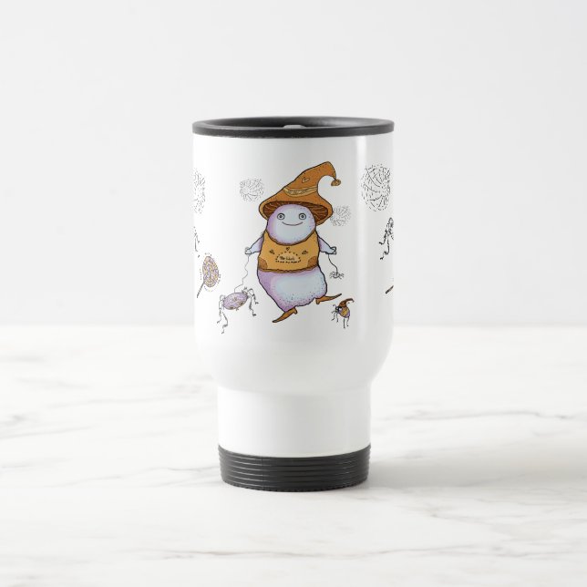 Spider lover  Halloween Travel Mug (Center)