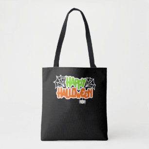 Spider Lovers Happy Halloween Colourful Cute Spide Tote Bag