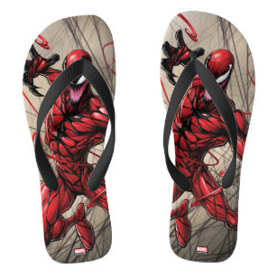 Spider-Man   Carnage Leaping Forward Jandals
