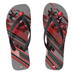 Spider-Man   Carnage Recto Linear Graphic Jandals