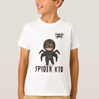 Spider Man Kid Cartoon | Cute Spidey on the Back T-Shirt