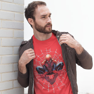 Spider-Man   Sitting In A Web T-Shirt