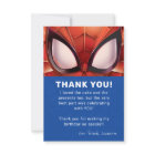 Spider-Man | Super Hero Birthday Thank You