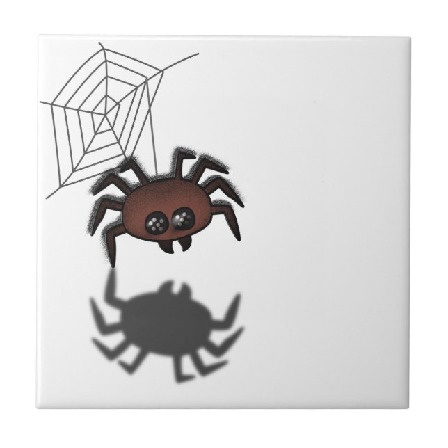 Spider Me Halloween Tile (Front)
