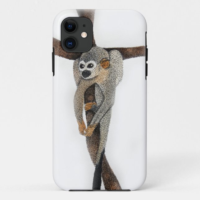spider monkey pen art Case-Mate iPhone case (Back)