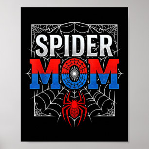 Spider Mum Family Matching Funny Mothers Day Mummy Poster