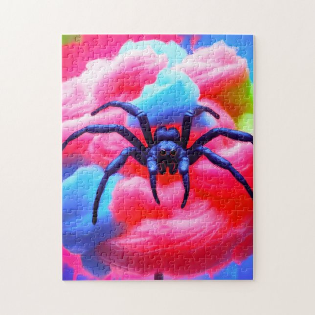 Spider on Cotton Candy! Jigsaw Puzzle (Vertical)