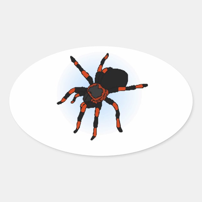 Spider Oval Sticker (Front)