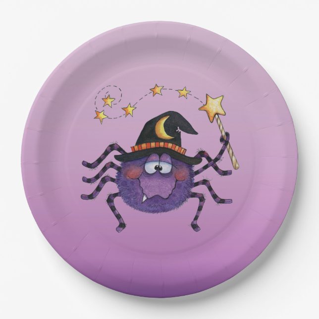 Spider Paper Plate (Front)