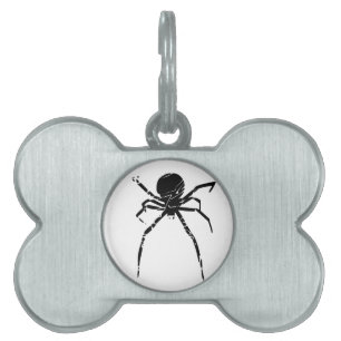 Spider Pet Name Tag