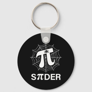 Spider Pi Spider Science Math Teacher Funny Spider Key Ring