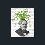 Spider Plant Head Canvas Print<br><div class="desc">Fashion & Figurative</div>