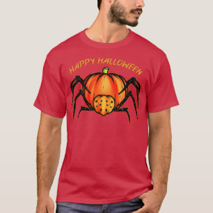 Spider Pumpkin Demon Happy Halloween T-Shirt