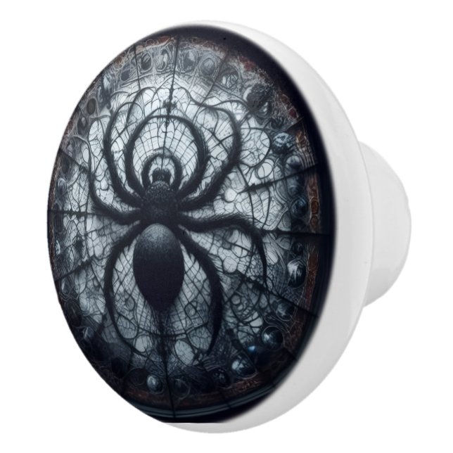 Spider Queen Ceramic Knob (Right)