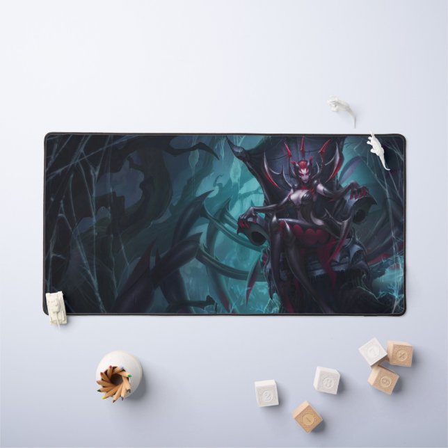 Spider Queen Gaming Desk Mat | Dark Magic Desk Mat (Kids Table)