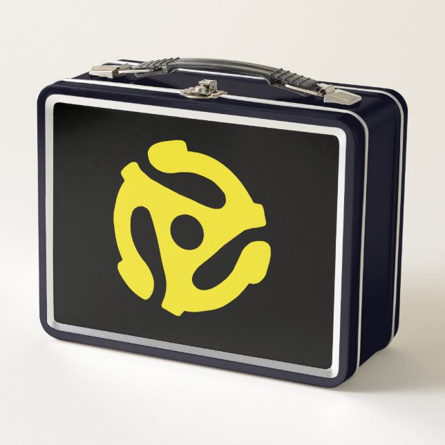 Spider Record Adapter Metal Lunch Box (Front)
