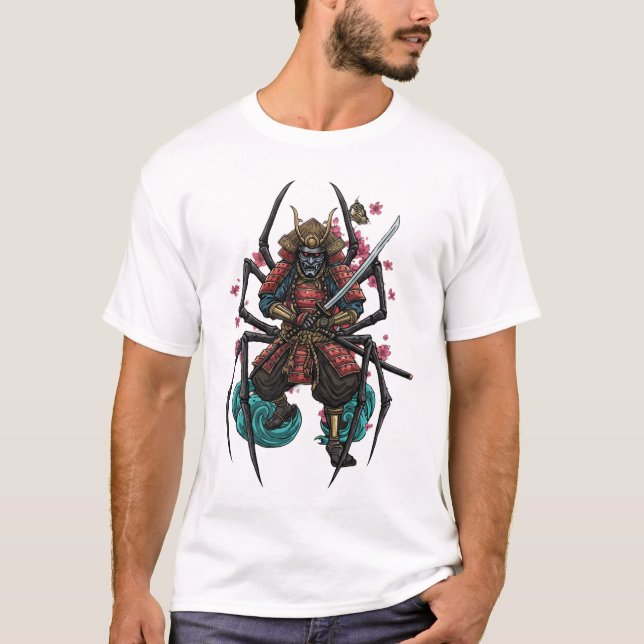 Spider Samurai Warrior t-shirt   (Front)