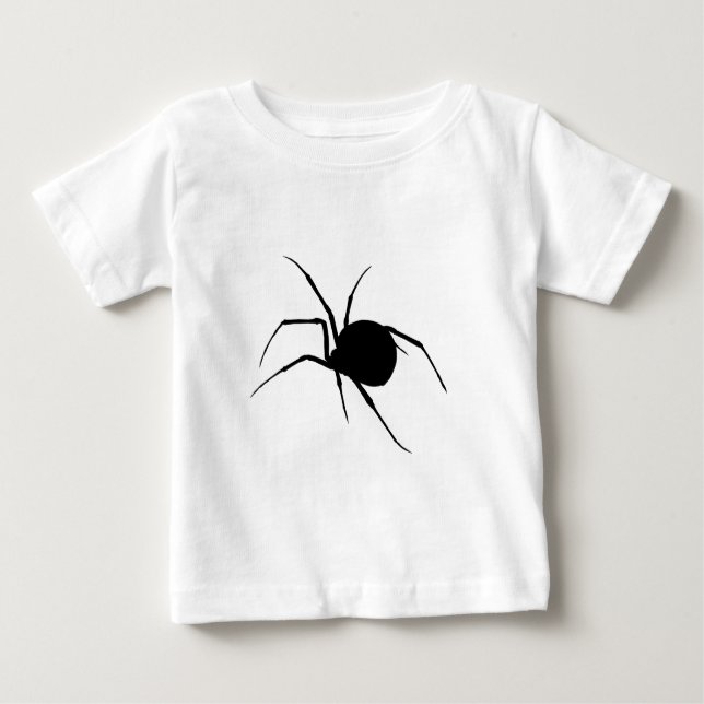 Spider Silhouette Baby T-Shirt (Front)