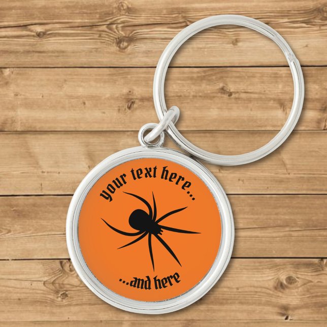 Spider Silhouette Keychain (Creator Uploaded)