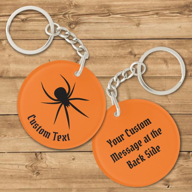 Spider Silhouette Keychain (Creator Uploaded)