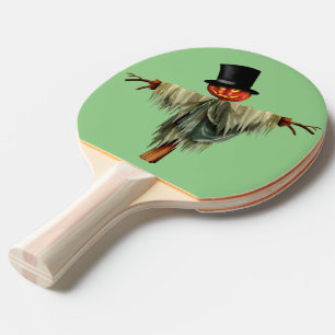 Spider Spin: Halloween-themed Ping Pong Paddle