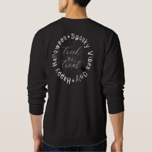 Spider Spooky Vibes Only Family Matching Halloween Sweatshirt